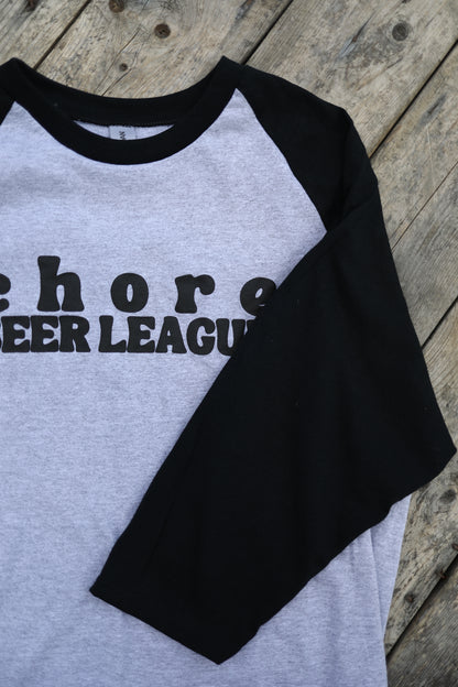 CHORE BEER LEAGUE BASEBALL TEE